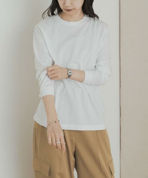 URBAN RESEARCH DOORS / アーバンリサーチ ドアーズ Tシャツ | 『別注』HANES×DOORS　2P DOORS Fit Long-Sleeve T-shirts2 | 詳細4