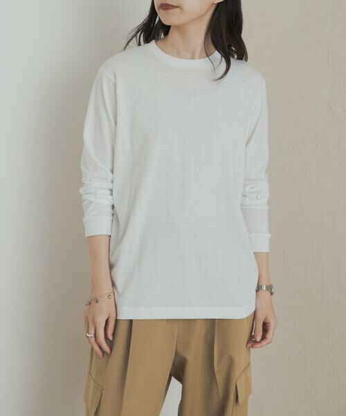 URBAN RESEARCH DOORS / アーバンリサーチ ドアーズ Tシャツ | 『別注』HANES×DOORS　2P DOORS Fit Long-Sleeve T-shirts2 | 詳細5