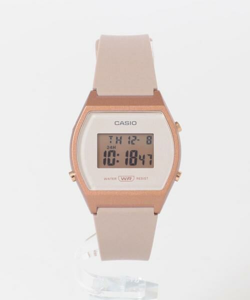 URBAN RESEARCH DOORS/アーバンリサーチ ドアーズ CASIO メタルデジタルウォッチ ベージュ - URBAN RESEARCH DOORS/アーバンリサーチ ドアーズ CASIO メタルデジタルウォッチ ベージュ -