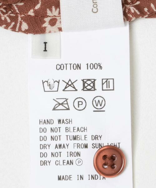 URBAN RESEARCH DOORS / アーバンリサーチ ドアーズ シャツ・ブラウス | SOIL　FLOWER BACK OPENING SMOCK | 詳細5