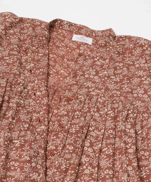 URBAN RESEARCH DOORS / アーバンリサーチ ドアーズ ワンピース | SOIL　FLOWER BANDEDCOLLAR DRESS | 詳細2