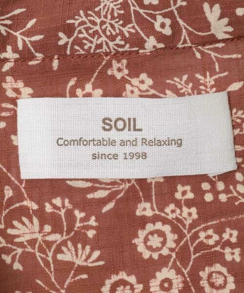 URBAN RESEARCH DOORS / アーバンリサーチ ドアーズ ワンピース | SOIL　FLOWER BANDEDCOLLAR DRESS | 詳細6