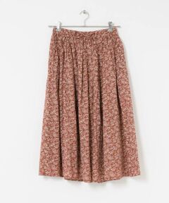 URBAN RESEARCH DOORS / アーバンリサーチ ドアーズ スカート | SOIL　FLOWER GATHERED SKIRT