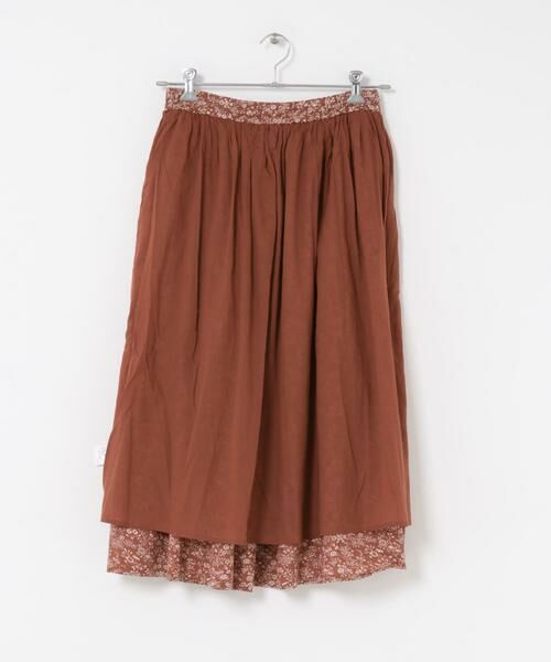 URBAN RESEARCH DOORS / アーバンリサーチ ドアーズ スカート | SOIL　FLOWER GATHERED SKIRT | 詳細4