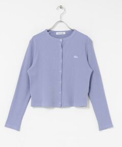 URBAN RESEARCH DOORS / アーバンリサーチ ドアーズ カーディガン・ボレロ | LACOSTE　リブジャージカーディガン