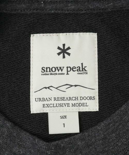 URBAN RESEARCH DOORS / アーバンリサーチ ドアーズ スウェット | 『別注』Snow Peak Apparel ×DOORS　RecycledCottonSweat | 詳細21