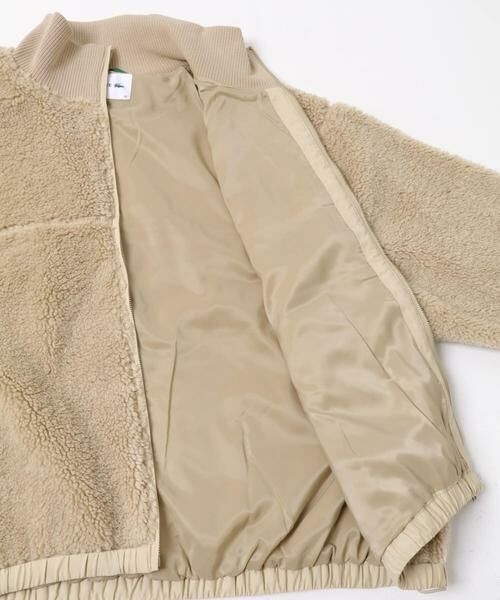 URBAN RESEARCH DOORS / アーバンリサーチ ドアーズ その他アウター | LACOSTE　リブニットスタンドカラーボアジャケット | 詳細5