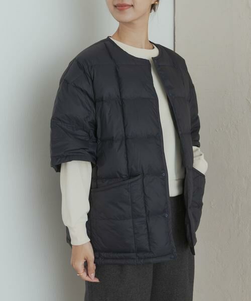 URBAN RESEARCH DOORS / アーバンリサーチ ドアーズ ダウンジャケット・ベスト | 『別注』TAION×DOORS　ショートスリーブAラインライトダウン | 詳細2