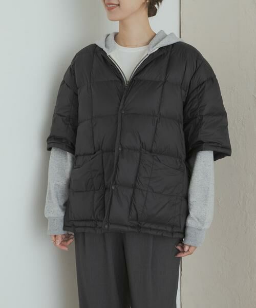 URBAN RESEARCH DOORS / アーバンリサーチ ドアーズ ダウンジャケット・ベスト | 『別注』TAION×DOORS　ショートスリーブAラインライトダウン | 詳細14