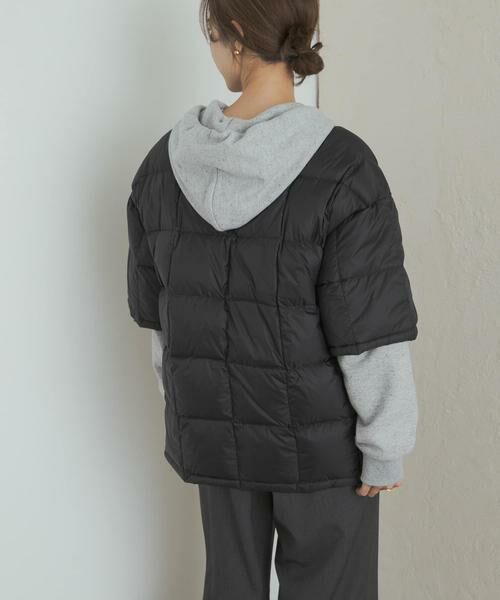 URBAN RESEARCH DOORS / アーバンリサーチ ドアーズ ダウンジャケット・ベスト | 『別注』TAION×DOORS　ショートスリーブAラインライトダウン | 詳細15