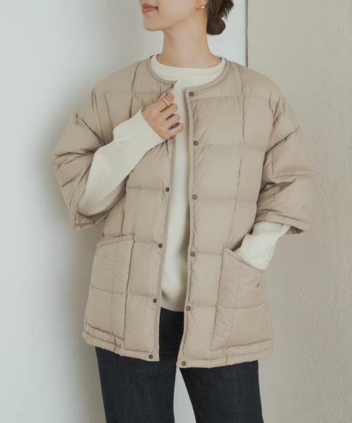 URBAN RESEARCH DOORS / アーバンリサーチ ドアーズ ダウンジャケット・ベスト | 『別注』TAION×DOORS　ショートスリーブAラインライトダウン | 詳細21