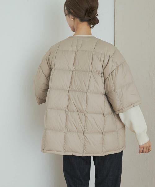 URBAN RESEARCH DOORS / アーバンリサーチ ドアーズ ダウンジャケット・ベスト | 『別注』TAION×DOORS　ショートスリーブAラインライトダウン | 詳細23