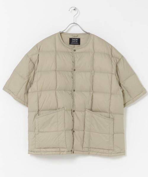 URBAN RESEARCH DOORS / アーバンリサーチ ドアーズ ダウンジャケット・ベスト | 『別注』TAION×DOORS　ショートスリーブAラインライトダウン | 詳細24