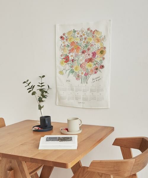 URBAN RESEARCH DOORS / アーバンリサーチ ドアーズ インテリア・インテリア雑貨 | 『WEB限定』2026 リネンカレンダー うれしい花束 | 詳細1