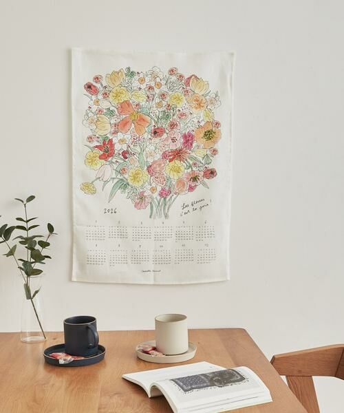 URBAN RESEARCH DOORS / アーバンリサーチ ドアーズ インテリア・インテリア雑貨 | 『WEB限定』2026 リネンカレンダー うれしい花束 | 詳細2