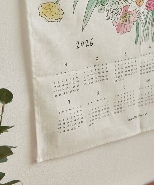 URBAN RESEARCH DOORS / アーバンリサーチ ドアーズ インテリア・インテリア雑貨 | 『WEB限定』2026 リネンカレンダー うれしい花束 | 詳細3