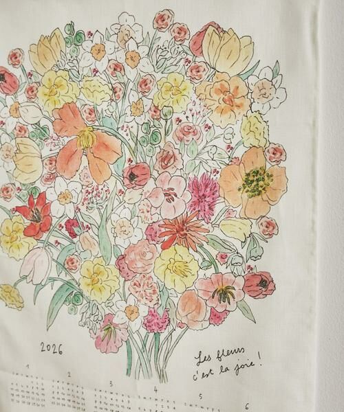 URBAN RESEARCH DOORS / アーバンリサーチ ドアーズ インテリア・インテリア雑貨 | 『WEB限定』2026 リネンカレンダー うれしい花束 | 詳細4