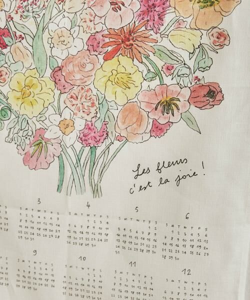 URBAN RESEARCH DOORS / アーバンリサーチ ドアーズ インテリア・インテリア雑貨 | 『WEB限定』2026 リネンカレンダー うれしい花束 | 詳細5