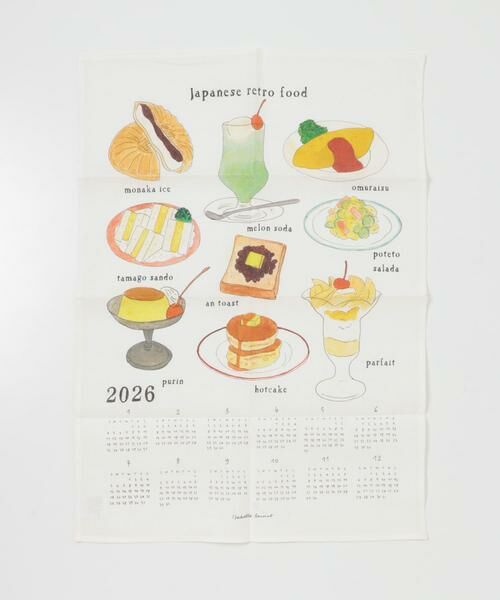 URBAN RESEARCH DOORS / アーバンリサーチ ドアーズ インテリア・インテリア雑貨 | 『WEB限定』2026 リネンカレンダー 日本のレトロフード | 詳細5