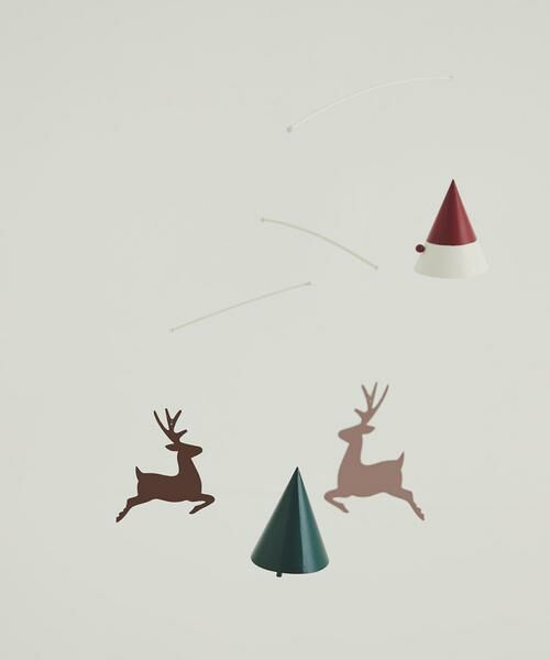 URBAN RESEARCH DOORS / アーバンリサーチ ドアーズ インテリア・インテリア雑貨 | 『WEB限定』shesay　三角コーンのクリスマスモビール | 詳細1