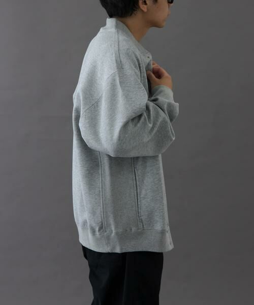 URBAN RESEARCH DOORS / アーバンリサーチ ドアーズ カーディガン・ボレロ | FORK&SPOON　ダンボールスナップカーディガン | 詳細1