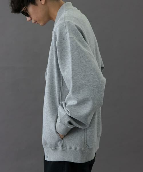 URBAN RESEARCH DOORS / アーバンリサーチ ドアーズ カーディガン・ボレロ | FORK&SPOON　ダンボールスナップカーディガン | 詳細4