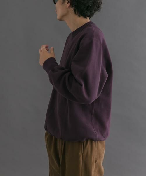 URBAN RESEARCH DOORS / アーバンリサーチ ドアーズ スウェット | FORK&SPOON　リサイクルコットン裏毛クルーネックスウェット | 詳細1