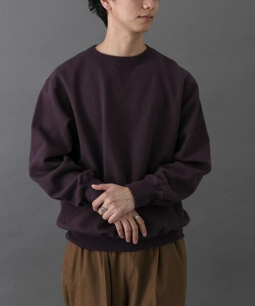 URBAN RESEARCH DOORS / アーバンリサーチ ドアーズ スウェット | FORK&SPOON　リサイクルコットン裏毛クルーネックスウェット | 詳細11