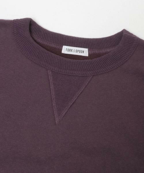 URBAN RESEARCH DOORS / アーバンリサーチ ドアーズ スウェット | FORK&SPOON　リサイクルコットン裏毛クルーネックスウェット | 詳細14