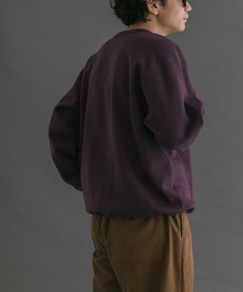 URBAN RESEARCH DOORS / アーバンリサーチ ドアーズ スウェット | FORK&SPOON　リサイクルコットン裏毛クルーネックスウェット | 詳細3