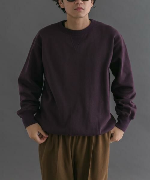 URBAN RESEARCH DOORS / アーバンリサーチ ドアーズ スウェット | FORK&SPOON　リサイクルコットン裏毛クルーネックスウェット | 詳細5