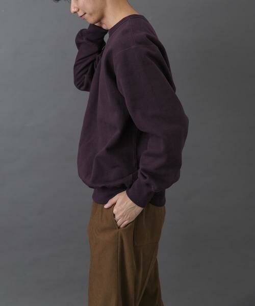URBAN RESEARCH DOORS / アーバンリサーチ ドアーズ スウェット | FORK&SPOON　リサイクルコットン裏毛クルーネックスウェット | 詳細8