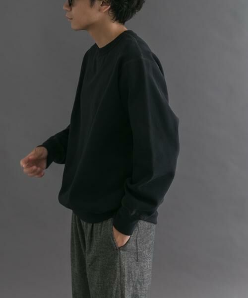 URBAN RESEARCH DOORS / アーバンリサーチ ドアーズ スウェット | FORK&SPOON　リサイクルコットン裏毛クルーネックスウェット | 詳細30
