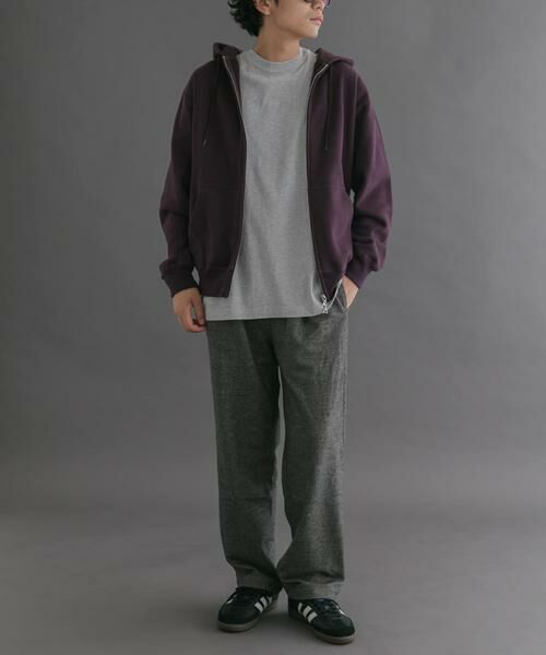 URBAN RESEARCH DOORS / アーバンリサーチ ドアーズ パーカー | FORK&SPOON　リサイクルコットン裏毛ジップフーディー | 詳細10