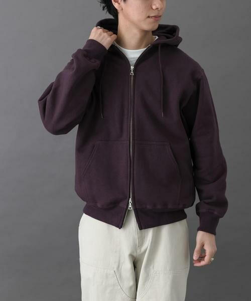 URBAN RESEARCH DOORS / アーバンリサーチ ドアーズ パーカー | FORK&SPOON　リサイクルコットン裏毛ジップフーディー | 詳細4