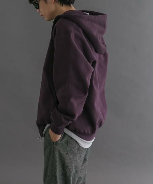 URBAN RESEARCH DOORS / アーバンリサーチ ドアーズ パーカー | FORK&SPOON　リサイクルコットン裏毛ジップフーディー | 詳細9