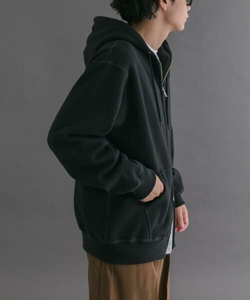 URBAN RESEARCH DOORS / アーバンリサーチ ドアーズ パーカー | FORK&SPOON　リサイクルコットン裏毛ジップフーディー | 詳細19