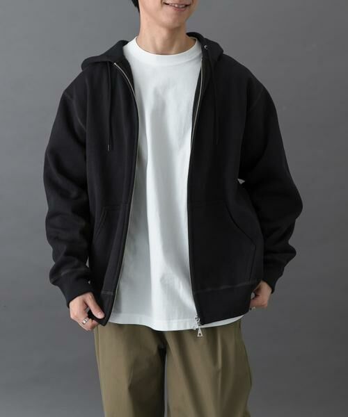 URBAN RESEARCH DOORS / アーバンリサーチ ドアーズ パーカー | FORK&SPOON　リサイクルコットン裏毛ジップフーディー | 詳細28