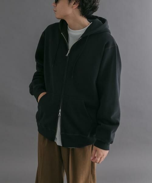 URBAN RESEARCH DOORS / アーバンリサーチ ドアーズ パーカー | FORK&SPOON　リサイクルコットン裏毛ジップフーディー | 詳細22