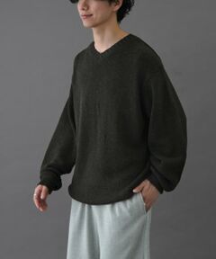 URBAN RESEARCH DOORS / アーバンリサーチ ドアーズ ニット・セーター | FORK&SPOON　コットンウールVネックニット