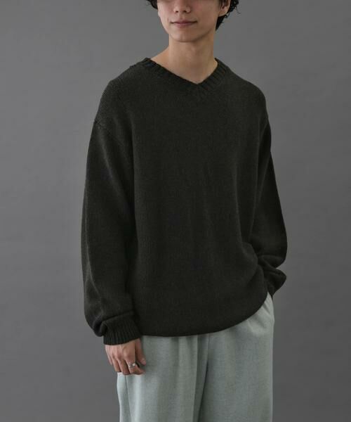 URBAN RESEARCH DOORS / アーバンリサーチ ドアーズ ニット・セーター | FORK&SPOON　コットンウールVネックニット | 詳細11