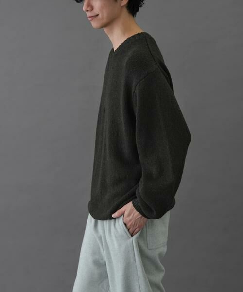 URBAN RESEARCH DOORS / アーバンリサーチ ドアーズ ニット・セーター | FORK&SPOON　コットンウールVネックニット | 詳細12