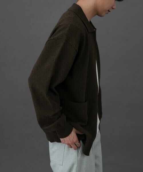 URBAN RESEARCH DOORS / アーバンリサーチ ドアーズ カーディガン・ボレロ | FORK&SPOON　PROVORONEジップカーディガン | 詳細2