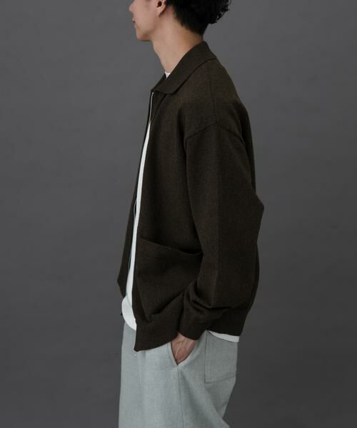 URBAN RESEARCH DOORS / アーバンリサーチ ドアーズ カーディガン・ボレロ | FORK&SPOON　PROVORONEジップカーディガン | 詳細4