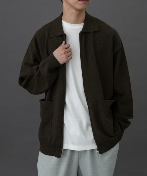 URBAN RESEARCH DOORS / アーバンリサーチ ドアーズ カーディガン・ボレロ | FORK&SPOON　PROVORONEジップカーディガン | 詳細5