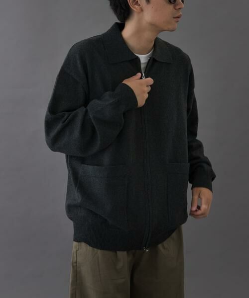 URBAN RESEARCH DOORS / アーバンリサーチ ドアーズ カーディガン・ボレロ | FORK&SPOON　PROVORONEジップカーディガン | 詳細10