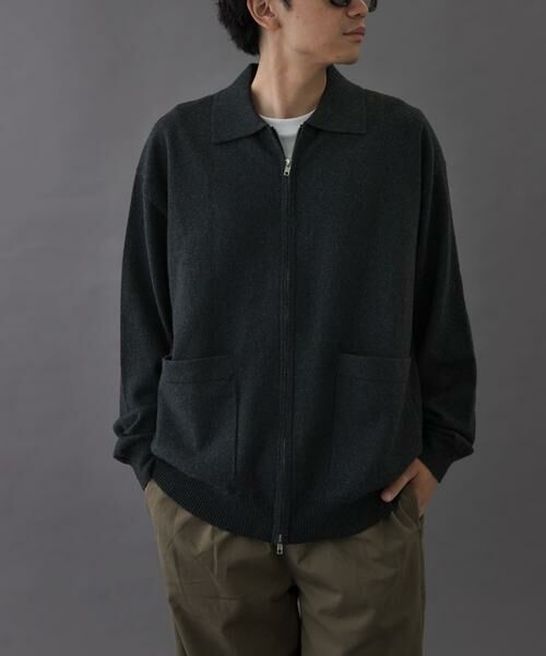 URBAN RESEARCH DOORS/アーバンリサーチ ドアーズ FORK & SPOON PROVORONEジップカーディガン チャコールグレー 5 URBAN RESEARCH DOORS/アーバンリサーチ ドアーズ FORK & SPOON PROVORONEジップカーディガン チャコールグレー 5