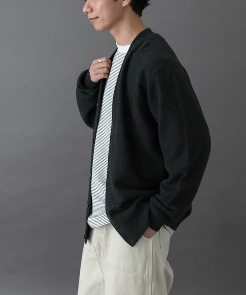 URBAN RESEARCH DOORS / アーバンリサーチ ドアーズ カーディガン・ボレロ | FORK&SPOON　PROVORONE Vネックカーディガン | 詳細16