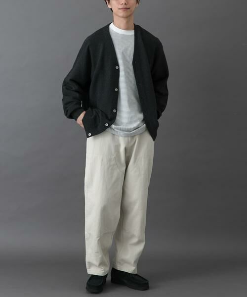 URBAN RESEARCH DOORS / アーバンリサーチ ドアーズ カーディガン・ボレロ | FORK&SPOON　PROVORONE Vネックカーディガン | 詳細19