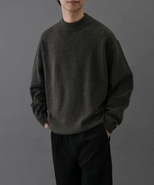 URBAN RESEARCH DOORS / アーバンリサーチ ドアーズ ニット・セーター | FORK&SPOON　Ricotta モックネックニット | 詳細9